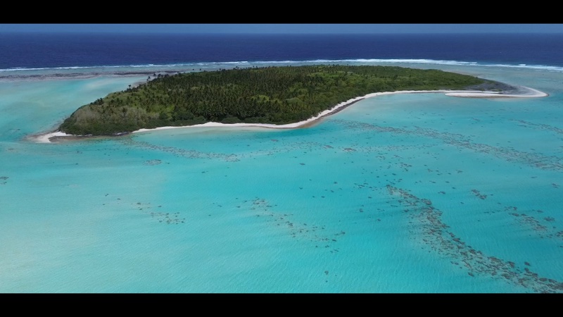 Vue des îles Australes — Les motu, écosystèmes essentiels, Polynésie française